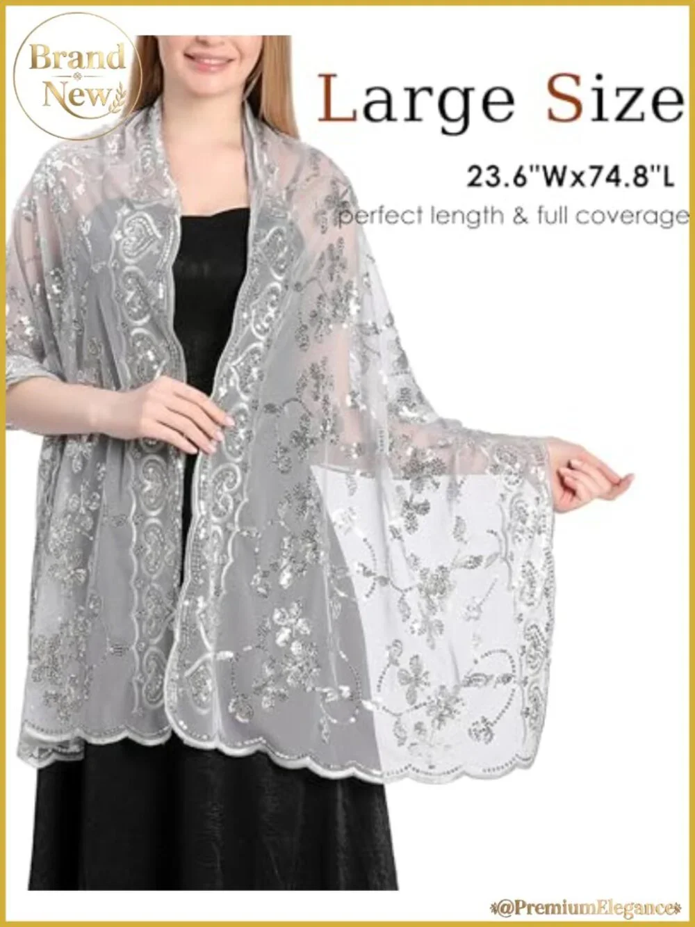 N/A sparkly shawl